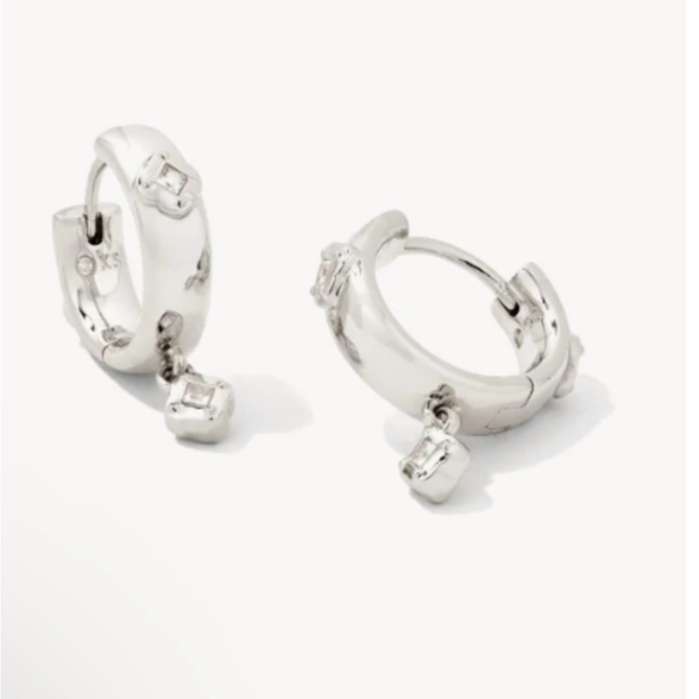 Kendra Scott Small Hoop Cuff Earrings NWT